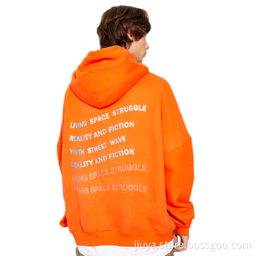 100% Cotton Men Printing  Sport Cool Hoodie Top